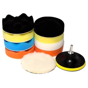 전동드릴 광택패드 11종 세트 100mm