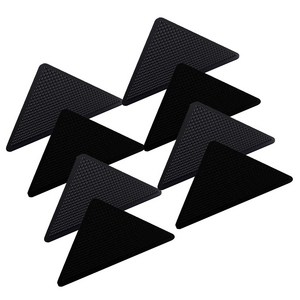 [AC-Mall] TV홈쇼핑 히트상품 무자국 논슬립 다용도 흡착판 맥스찰떡 고정패드 우드 타일등 다양한 소재 사용가능 강력 흡착 논슬립 겔패드, 블랙-흡착식, 2세트