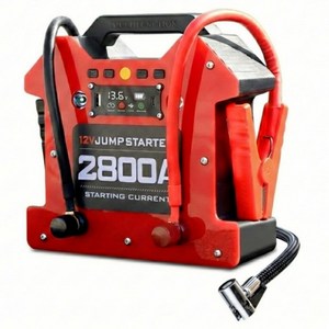 슈퍼제트 역충전가능 점프스타터 차량용 대용량 배터리 긴급시동 대형차 승용차 중장비 12v 24v 공기압주입기, 1개, 12V전용-36000+급속공기압주입