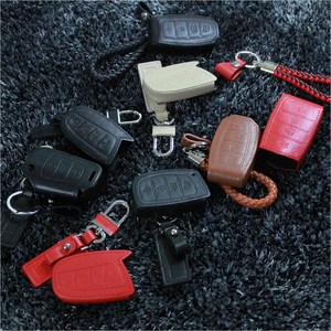 VIP 기아자동차 호환 천연가죽 스마트키 케이스 & 키홀더