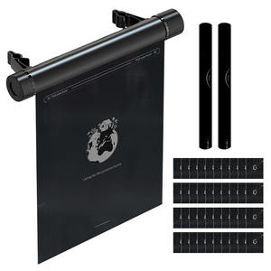 믿추 헤드레스트 차량용쓰레기통 휴지통 리필봉투, 뒷좌석 쓰레기통+리필봉투40매(2롤), 1세트