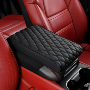 하이엔드테크 하이엔드테크 차량용 팔걸이 콘솔 쿠션, 1개,, 2개, 블랙