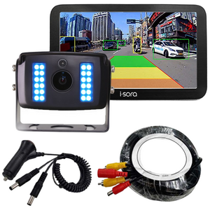 아이소라 QHD 207만화소 AI인공지능 화물차 후방카메라 모니터 세트 AI100W