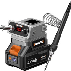 파워스틱스 무선 인두기 납땜 열풍기 세트 인두 정밀 디지털 땜납 휴대용 키트 미니 예열기, 1개, 4Ah무선인두기