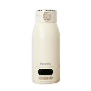워너홈 휴대용 분유포트, 99% 살균기능 2시간 완충, 급속충전, 500ml