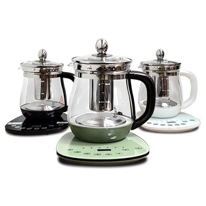 이즈홈 스마트 1.8L 티포트 약탕기 커피포트 분유포트 전기포트 전기주전자, 올리브그린