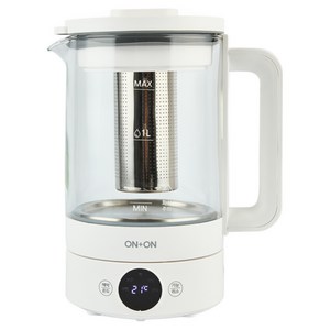 온더랩 내열유리 보온 분유 전기 주전자 티포트, OTO-24005TM