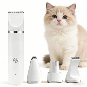 JcOuni 4in1 다용도 반려동물 미용기 강아지 고양이 바리깡 이발기 저소음