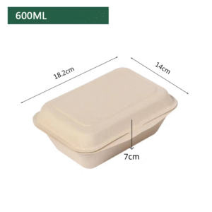 펄프 도시락 004 크라프트, 100개입, 5개