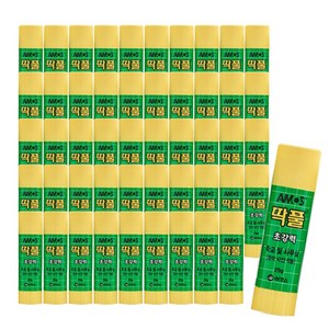 사무용 딱풀 25g 10개입, 5팩, 250g