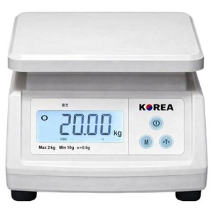 이노템 충전식 전자저울, 혼합색상, IGT-20K, 20kg