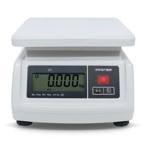 이노템 국산 충전식 전자저울 아답터제공 5kg 10kg 20kg 30kg 계량 주방 업소용 가정용 산업용 제과 제빵 베이킹 저울 계수기능