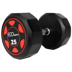 에코스포츠 고중량 12각 파워 덤벨 아령, 1개, 25kg