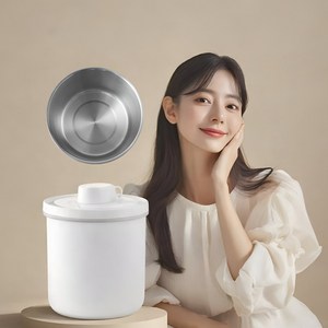 [스테인리스] 진공쌀통 10kg 쌀통 쌀보관통 쌀독 잡곡통 원터치쌀통 쌀보관함 쌀보관용기 밀폐쌀통 스텐쌀통 잡곡보관용기 쌀밀폐용기 20kg, 화이트, 1개