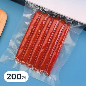 조니프리 진공포장 비닐백 소 17cm x 25 cm, 소(S), 200개, 1개입