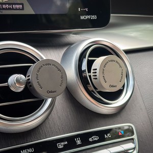 오도르 코인카 차량용 방향제 선물세트 (무광)블랙+실버+향기2, 1개, 라잉인어클라우드 1+1