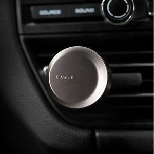 카브제 명품 차량용 방향제 (다크메탈) 본품 1개 + 리필향 3개 증정, 블랙체리, 1개