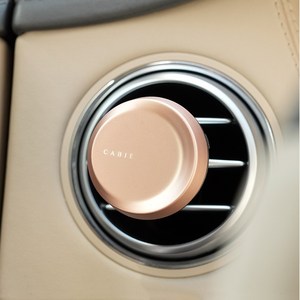 카브제 명품 차량용 방향제 (로즈골드) 본품 1개 + 리필향 3개 증정, 로즈앤베리, 1개