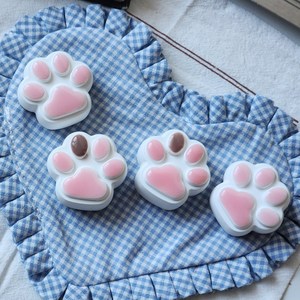 새차선물,,집사선물, 차량용방향제 고양이 발바닥 차량용 석고방향제