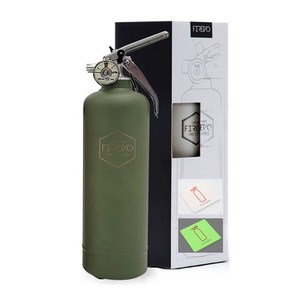 피레보 FIREVO 디자인소화기 차량용 소화기 선물용 패키지형 / 분말(ABC)소화기 1kg, NEW 핑크팝 패키지, 1세트