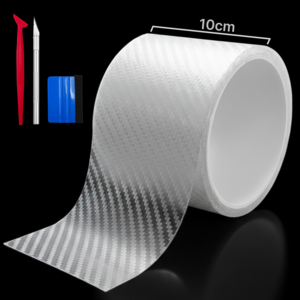 SOTT 3D카본 PPF 필름 스크래치방지 테이프 보호필름 반투명, 1개