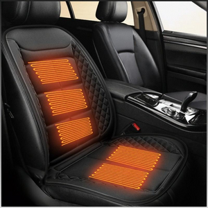 자동차 겨울 온열방석 차량용 발열패드 12V/24V 10초 신속 발열/지능형 항온 허벅지 편안함 온열시트/겨울 차량 내부용