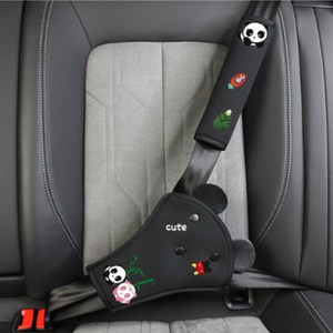 LIG 안전벨트 커버 ,3점식 안전벨트커버 , 안전벨트 쿠션, 1개, 클래식 블랙