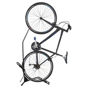 본젠 실내 자전거 L자형 스탠드 수직 수평 거치대, 블랙, 1개