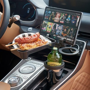 보스킴 태블릿PC 거치가능한 보냉보온 차량용 컵홀더 + 일반테이블(충전X), 1개