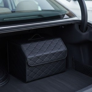 클래식 자동차 트렁크 수납함 대형, 블랙