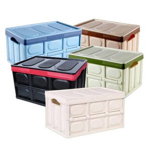 더쎈 차량용 접이식 차트렁크 정리함 자동차수납함 캠핑 폴딩박스 30L 55L