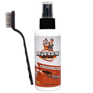 탁월한선택 강력 금속 녹 제거제 + 브러쉬 증정, 빠르고 간편한 녹제거제