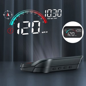 RYZO M22 차량용 hud 헤드업 디스플레이 6모드 GPS 속도 주행거리 표시 자동감광 과속경고