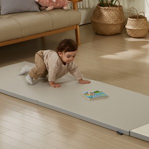 크라크라 층간소음매트 거실 아기 복도 4cm, 웜그레이