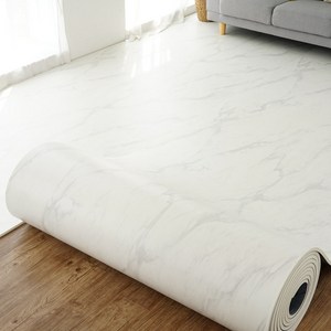 제로벨 18T PVC 층간소음방지 롤 매트 폭 140cm x 4m 유아 어린이 놀이방매트, 스노우마블