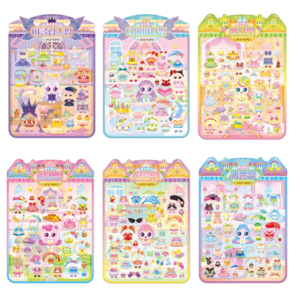 프린세스캐치티니핑시즌6 폭신폭신 코디스티커 6종세트 코디놀이 어린이선물 이클립스핑 다이아나핑 하츄핑 아름핑 사뿐핑 뽀니핑 폭신폭신 도톰한 쿠션 스티커 띠부띠부스티커 코디놀이, 1개, 폭신스티커6종