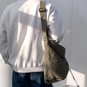 빅사이즈 캔버스 크로스백 보부상 가방 학생 여행 데일리