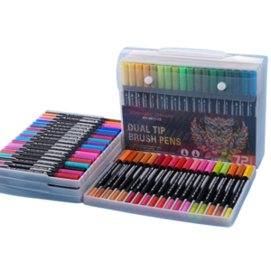 퀸이지 수성 캘리그라피 붓펜 72p 세트, 1세트