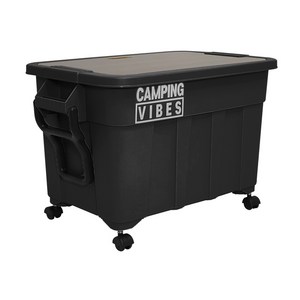 캠핑바이브스 멀티카고박스 75L 풀세트 구성 캠핑박스 토트박스, 75 블랙, 1개, 1단