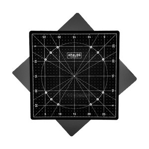 회전 커팅매트 셀프힐링 컷팅 패드 데스크, 블랙