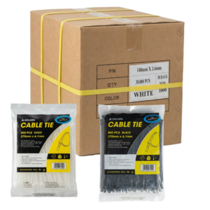 하루감사 케이블타이 골든 타이 전선정리 UL인증품 전규격 판매, WHITE, 1박스