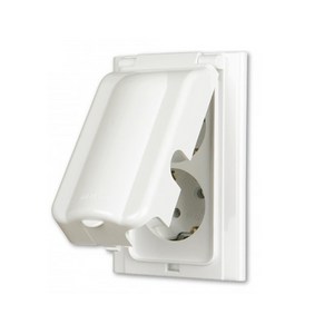 진흥 J시리즈 무로고 화이트 방우 2구 콘센트 세로, 10개