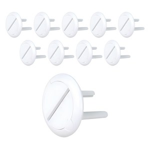 원터치 콘센트 안전커버 날개형 10p