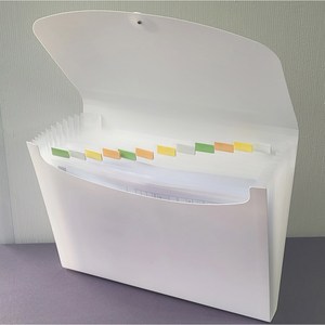 아코디언파일 아코디언포켓 서류파우치 클리어파일 13분류