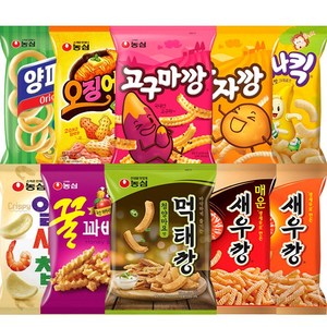 농심 과자 10종 세트