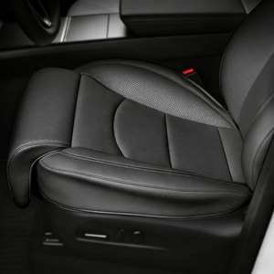 YZ 테슬라 호환 시트 커버 레그서포트 방석 다리 받침대 쿠션 모델Y 주니퍼 프리미엄 모델3 하이랜드 악세사리, 2개, 블랙