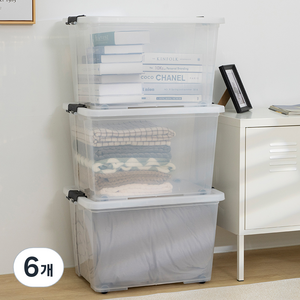 코멧 홈 베이직 투명 리빙박스