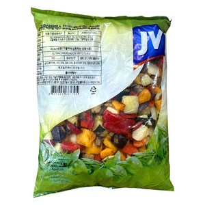 FROZEN 냉동 구운야채믹스 /주키니호박 가지 양파 파프리카, 1개, 1kg