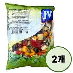 FROZEN 냉동 구운야채믹스 /주키니호박 가지 양파 파프리카, 2개, 1kg