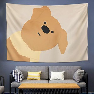 더플로우커머스 펫 일러스트 패브릭 테피스트리